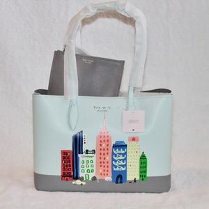 NWT Kate Spade City Skyline Large Tote